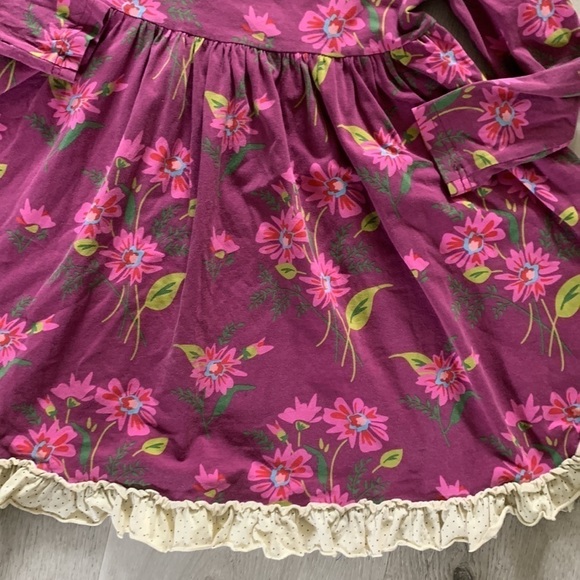 Matilda Jane paint by‎ numbers blossoms size 6 purple floral stretchy - Picture 5 of 8